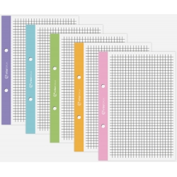 Wkład do segregatora A4/50 kolorowy margines INTERDRUK